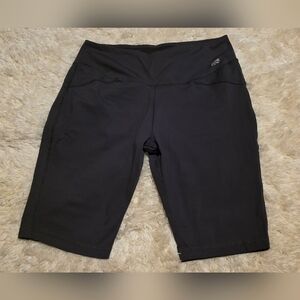 MARIKA MIRACLES Grey Womens Bike Short With Zippered Pocket Sz. 14/16